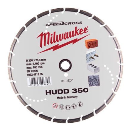 Milwaukee Gyémánt vágótárcsa HUDD 125 mm