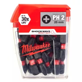 Milwaukee Shockwave bit CD PH2 25mm-25db 