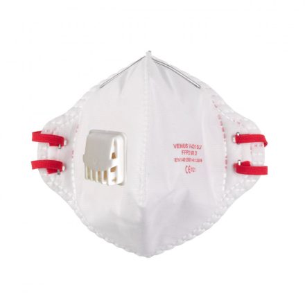 Milwaukee FFP2 összehajtható légzésvédő maszk szeleppel - 15 db-os