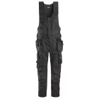 6012 Snickers AllroundWork Lengőzsebes stretch kantáros nadrág, fekete, 56