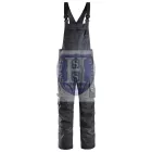 6051 Snickers AllroundWork Stretch Bib&Brace-kertésznadrág, fekete/fekete, 54