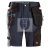 6110 Snickers LiteWork 37.5 lengőzsebes rövidnadrág, navy/fekete, 64
