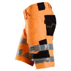 6136 Snickers LiteWork láthatósági stretch rövidnadrág, CL1