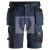 6141 Snickers AllroundWork lengőzsebes Stretch SF rövidnadrág, navy/fekete, 44