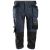 6142 Snickers AllroundWork lengőzsebes stretch kalóznadrág, navy/fekete 62
