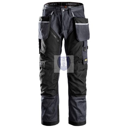 6205 Snickers RuffWork Denim lengőzsebes munkanadrág, 100 