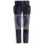 6208 Snickers LiteWork derekas nadrág levehető lengőzsebbel, navy/fekete, 62
