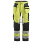 6230 Snickers, AllroundWork, High-Vis munkanadrág lengőzsebes CL2