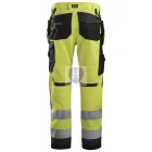6230 Snickers, AllroundWork, High-Vis munkanadrág lengőzsebes CL2