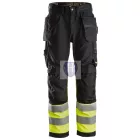 6233 Snickers, AllroundWork, High-Vis munkanadrág, lengőzsebes, CL1