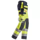 6261 Snickers, ProtecWork, jólláthatósági munkanadrág Equal Leg Pockets Class 2