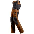 6271 Snickers AllroundWork Full Stretch lengőzsebes nadrág, barna/fekete, 64