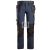 6271 Snickers AllroundWork Full Stretch lengőzsebes nadrág, navy/fekete, 52