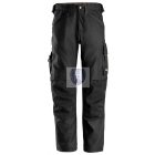 6324 Snickers AllroundWork Canvas+ Stretch munkanadrág, fekete, 52