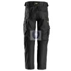 6324 Snickers AllroundWork Canvas+ Stretch munkanadrág, fekete, 52