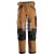 6324 Snickers AllroundWork Canvas+ Stretch munkanadrág, barna/fekete, 50