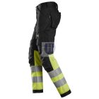 6334 Snickers, High-Vis, Class 1 Stretch nadrág 