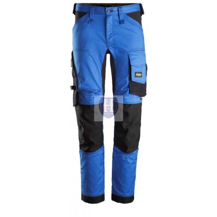6341 Snickers AllroundWork Stretch SF derekas nadrág, TrueBlue/fekete, 64