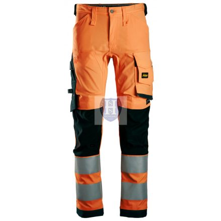 6343 Snickers, High-Vis, Class 2 Stretch nadrág