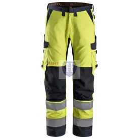  6361 Snickers, ProtecWork,munka nadrág Equal Leg Pockets Class 2