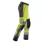 6530 Snickers, AllroundWork, High-Vis WP Shell nadrág CL 2