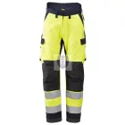 6663 Snickers, ProtecWork, bélelt nadrág, High-Vis Class 2