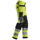 6932 Snickers, FlexiWork, High-Vis munkanadrág, lengőzsebes, CL2