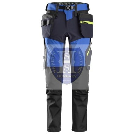 6940 Snickers FlexiWork Softshell Stretch lengőzsebes nadrág