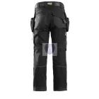 7505 Snickers FlexiWork J derekas nadrág, fekete, 104