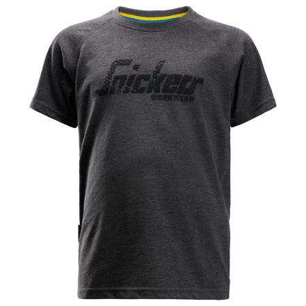 7510 Snickers J.Logo póló, melange kék, 146/152