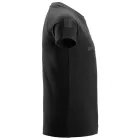 7514 Snickers Junior logózott póló, fekete, 158/164