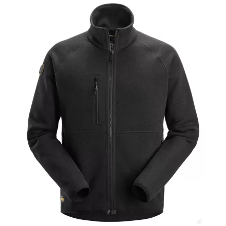 8020 Snickers AllroundWork Polartec® Thermal Pro® polár kabát, fekete, M