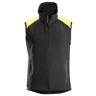 8029 Snickers FlexiWork Neon mellény, fekete/neon sárga, XS