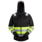 8038 Snickers cipzáras láthatósági kapucnis, cipzáras pulóver, Cl 1