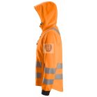 8039 Snickers, AllroundWork, High-Vis FZ kapucnis pulóver CL2/CL3 