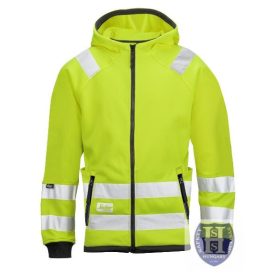   8043 Snickers Láthatósági mikropolár dzseki, Class 3, sárga, 2XL