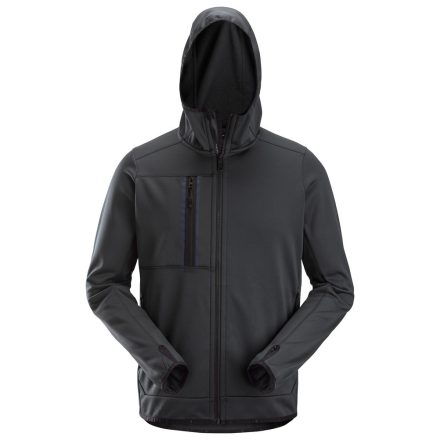 8058 Snickers AllroundWork cipzáras Hoodie, acélszürke, XS