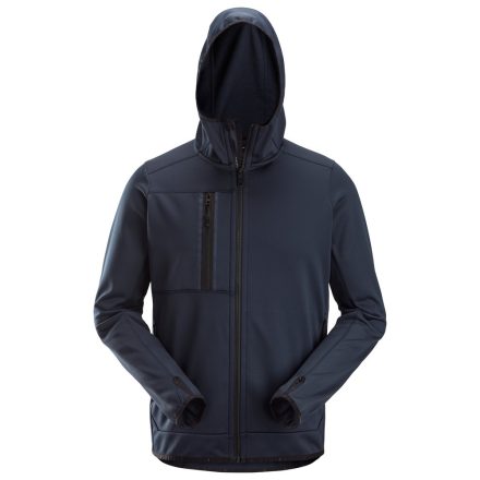 8058 Snickers AllroundWork cipzáras Hoodie, navy, XS