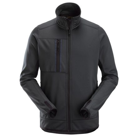 8059 Snickers AllroundWork Fleece cipzáras pulóver, acélszürke, L