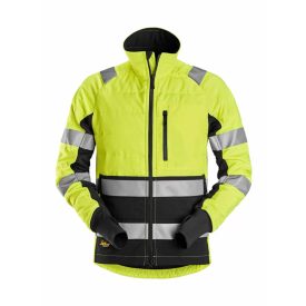   8133 Snickers 37.5 kabát könnyű béléssel (Cl 2) jólláthatósági sárga/fekete, M