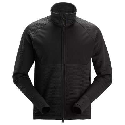 8404 Snickers FlexiWork cipzáras, Midlayer dzseki, fekete, M