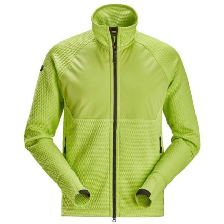 8404 Snickers FlexiWork cipzáras, Midlayer dzseki, Lime, M
