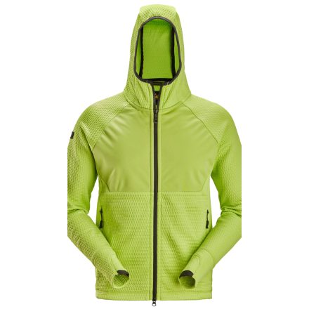 8405 Snickers FW Cipzáras kapucnis pulóver, Lime, S