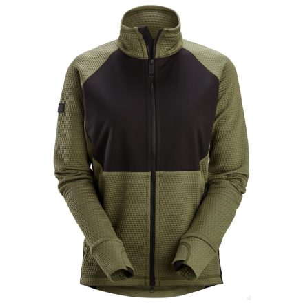 8407 Snickers FlexiWork Női átmeneti felső, khaki zöld, XS