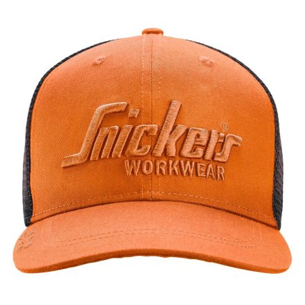 9001 Snickers Trucker baseball sapka, narancs/fekete