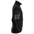 9448 Snickers, LiteWork, cipzáras Midlayer, fekete/acélszürke, S