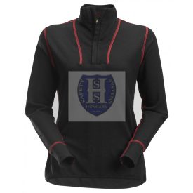   9476 Snickers, ProtecWork, női félcipzáros gyapjú hosszú felső