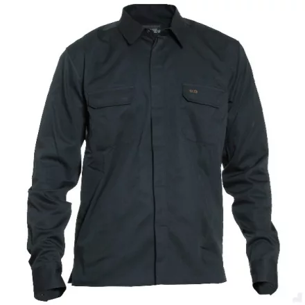 Dunderdon SH2L hosszú ujjú ing, fekete, XL