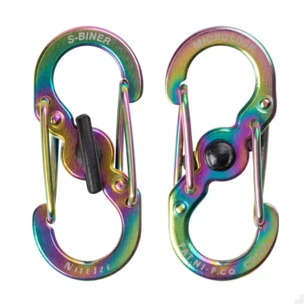 Nite Ize S-Biner® Microlock® karabiner, 2 db/csomag