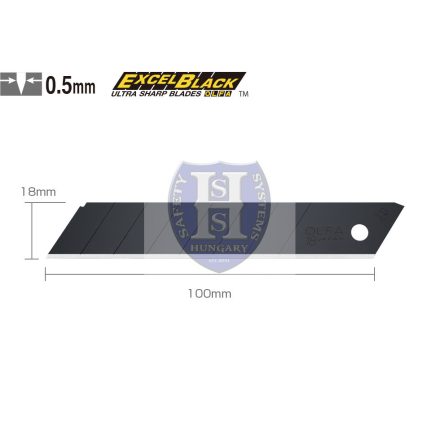 OLFA LBB-10B - tartalék penge (fekete)